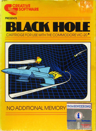 Black Hole box art for Vic-20